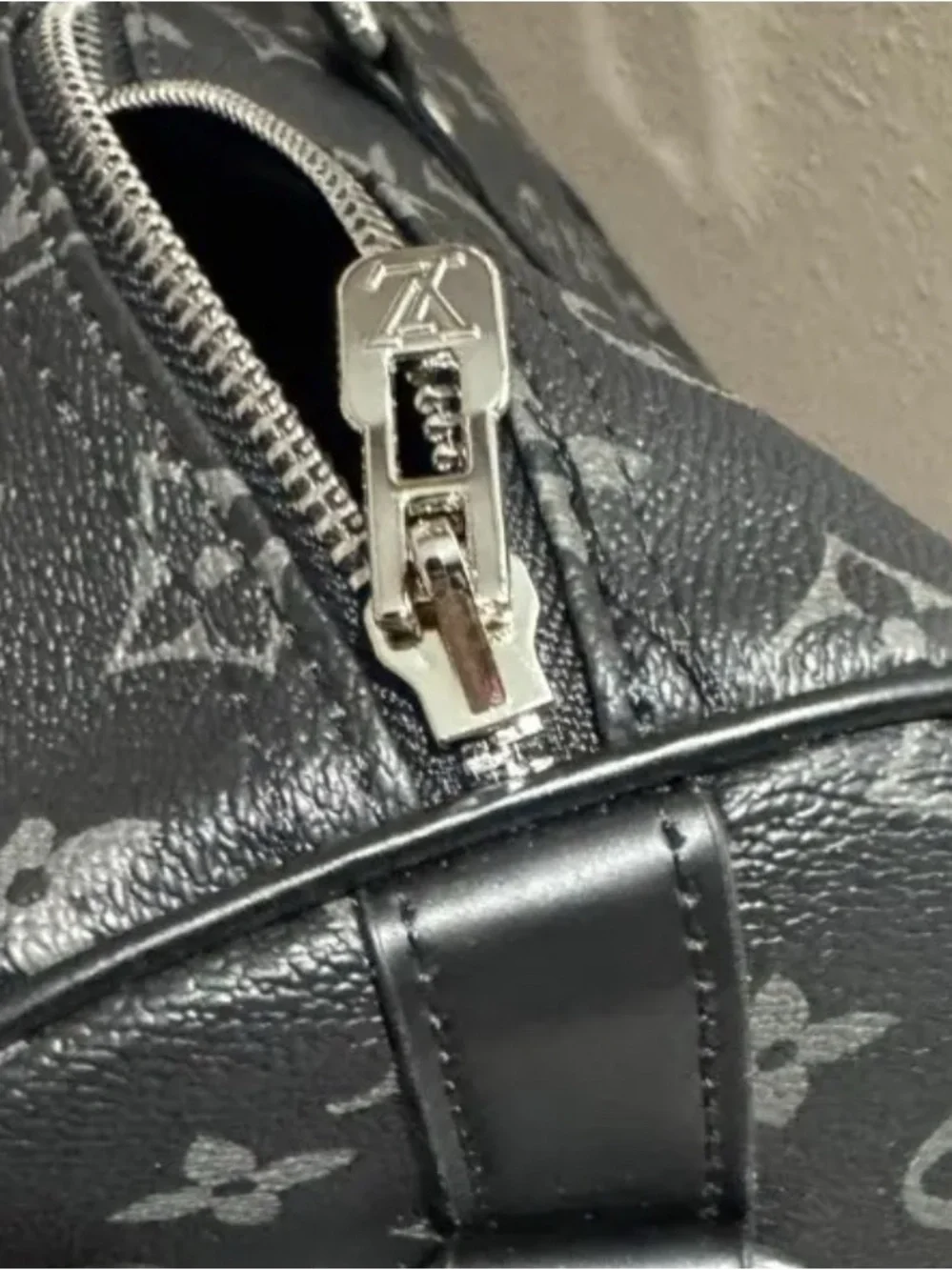 Black Monogram Duffel Bag